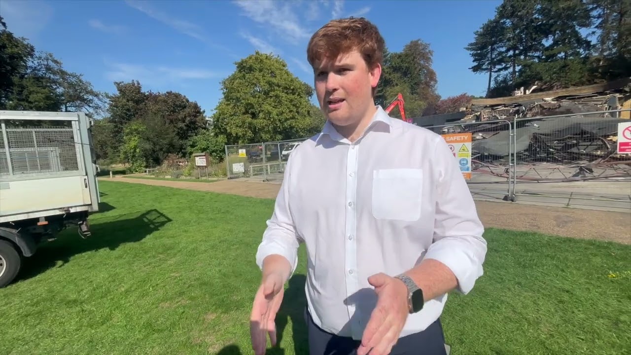 Demolition of Harlow Town Park Bandstand begins: Interview with Dan Swords