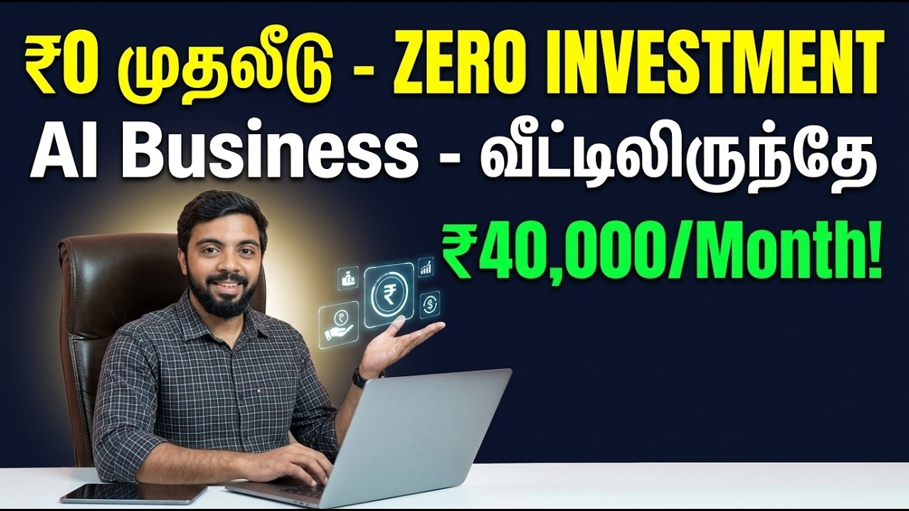 ₹0 முதலீட்டில் ஒரு அருமையான Business! | Start Your AI Business From Home