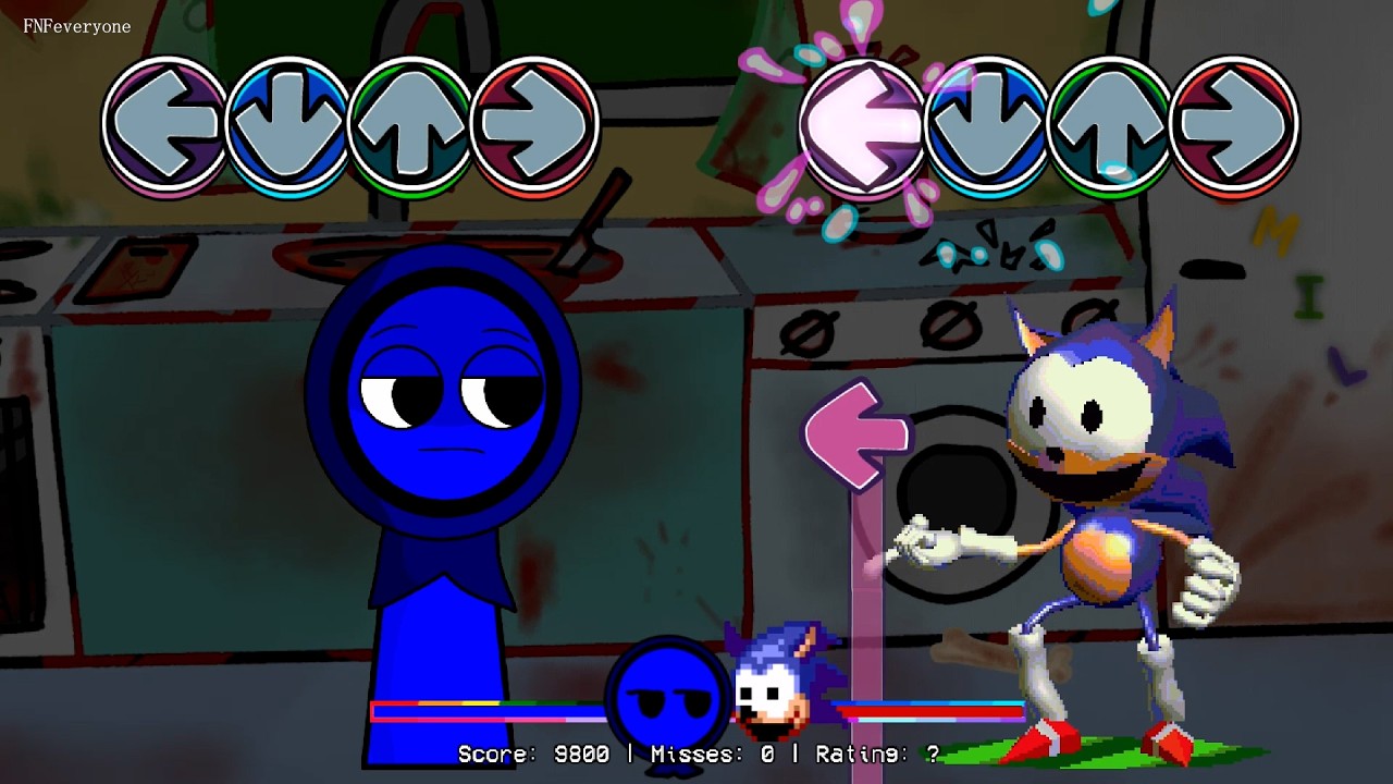 FNF Bacon but Rewrite & Sonic.EXE ALL VS Incredibox Sprunki - Rewrite ROUND 2 Friday Night Funkin'