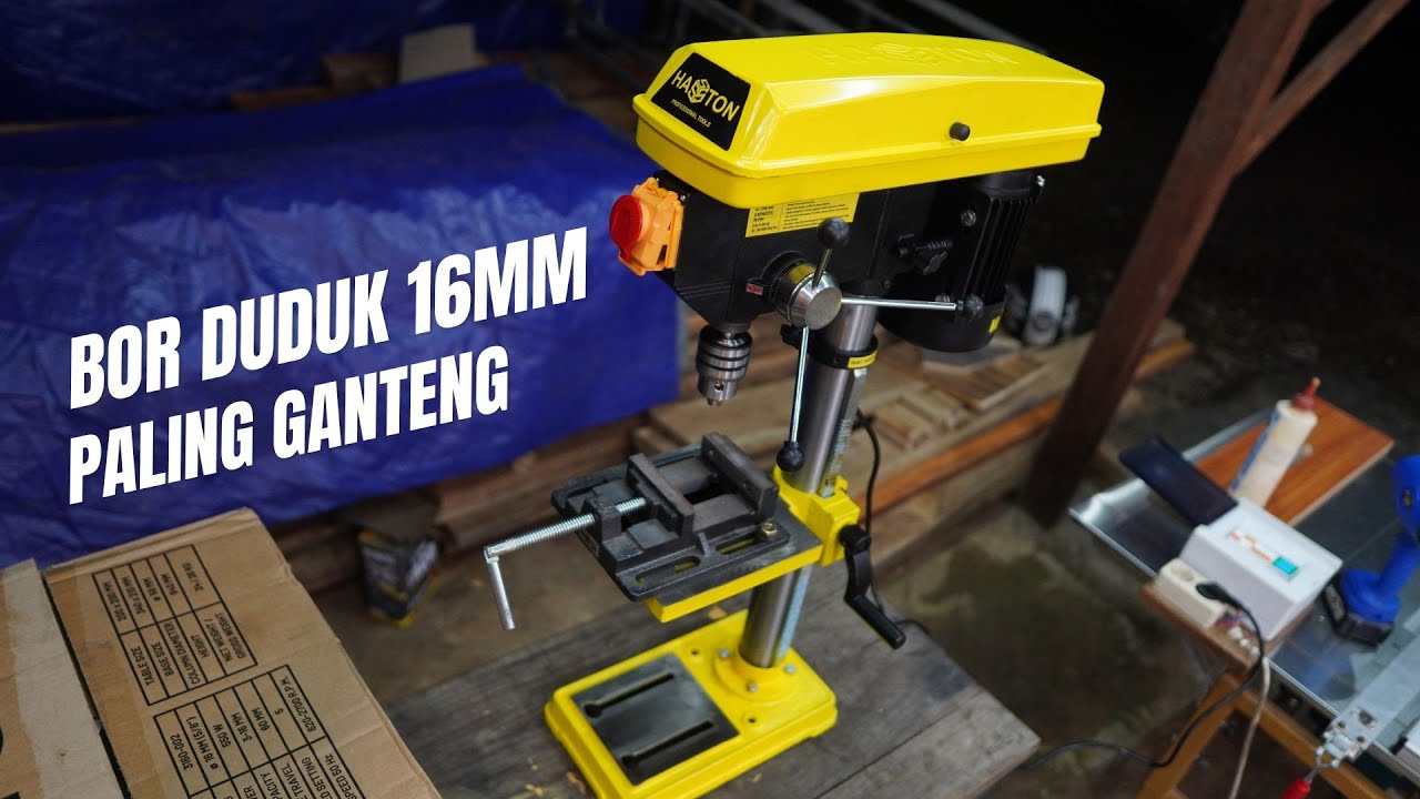 Baru Nih ‼️ Bor Duduk 16mm Paling Ganteng ✅ Hasston 5 Speed Bench Drill Press 3160-002