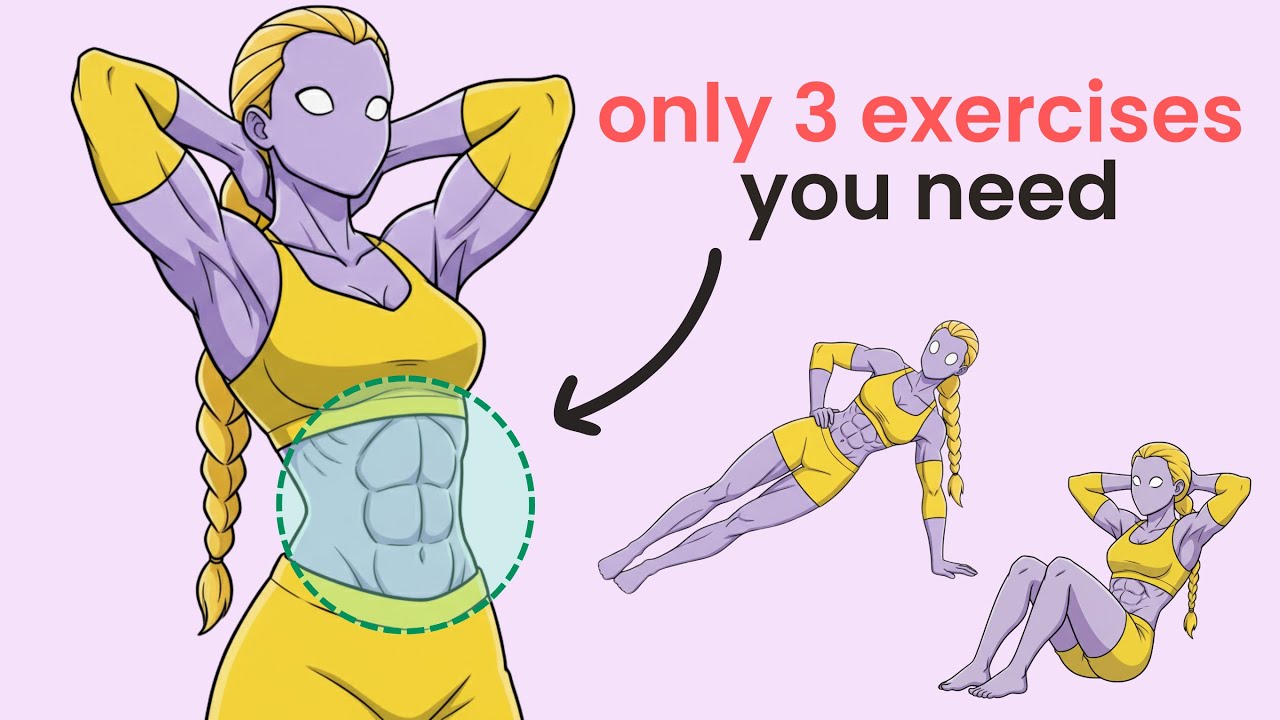  Beginner Calisthenics abs workout for Women! (No equipment, No gym)