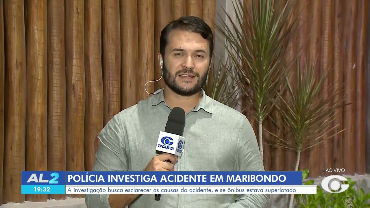 Polícia investiga acidente entre ambulância e ônibus em Maribondo - 22/01/2026