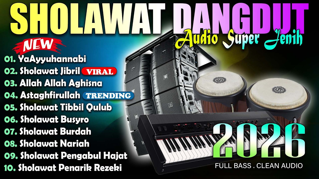 SHOLAWAT JIBRIL PENARIK REZEKI PALING MUSTAJAB | Sholawat Nabi Muhammad SAW | KUMPULAN SHOLAWAT 2026