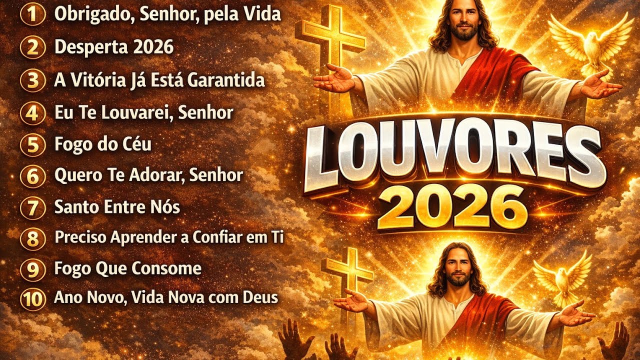 👉 As Melhores Músicas Evangélicas 2026 🔥 Louvores que Tocam o Céu