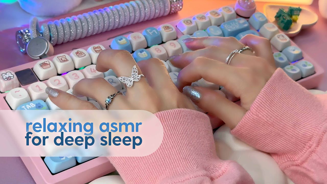 ASMR Typing to Trigger Deep, Relaxing Sleep