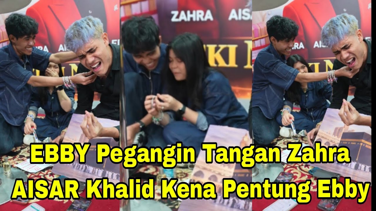 EBBY PEGANGIN TANGAN ZAHRA TERUS, TAKUT AISAR DEKET