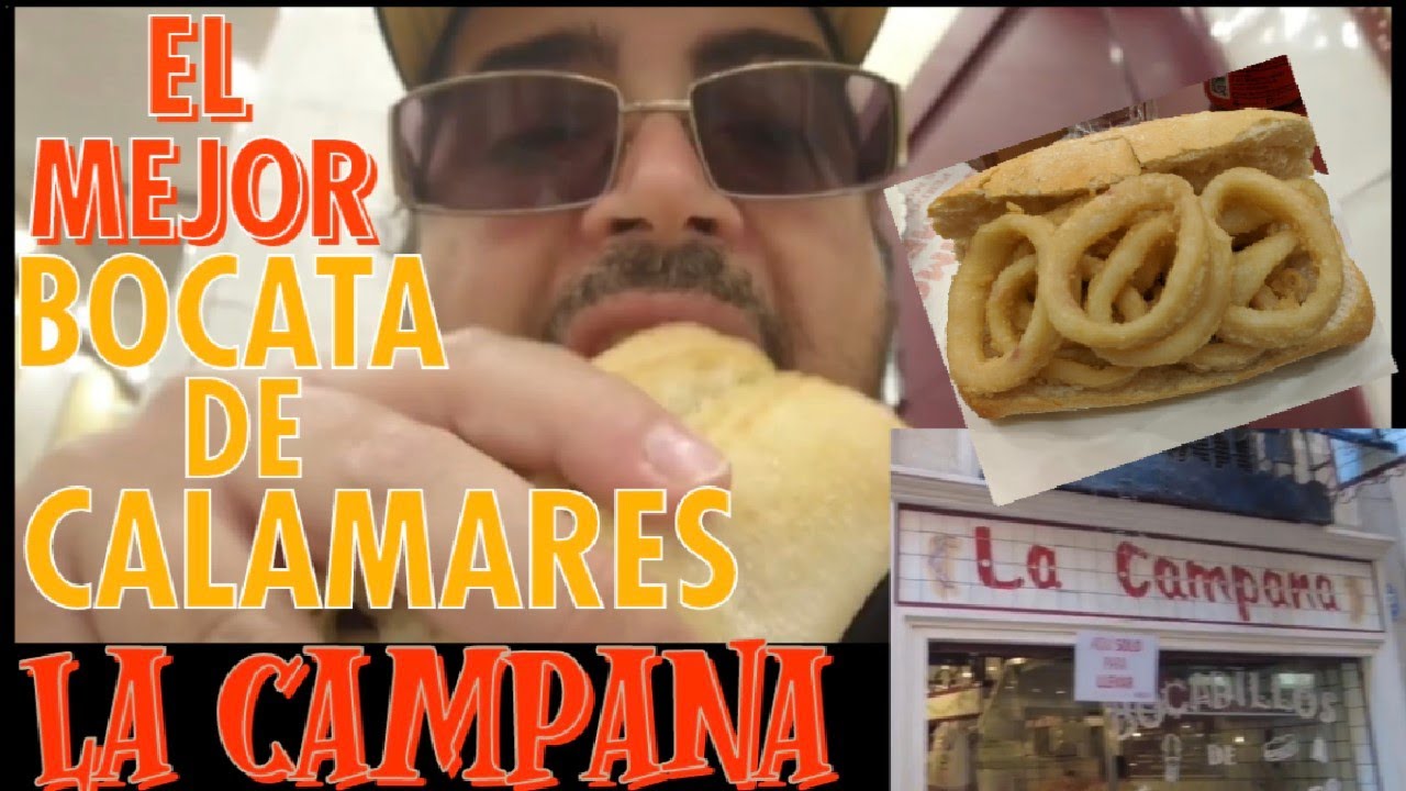 El MEJOR BOCATA DE CALAMARES de Madrid🥖🦑🥖 La Campana