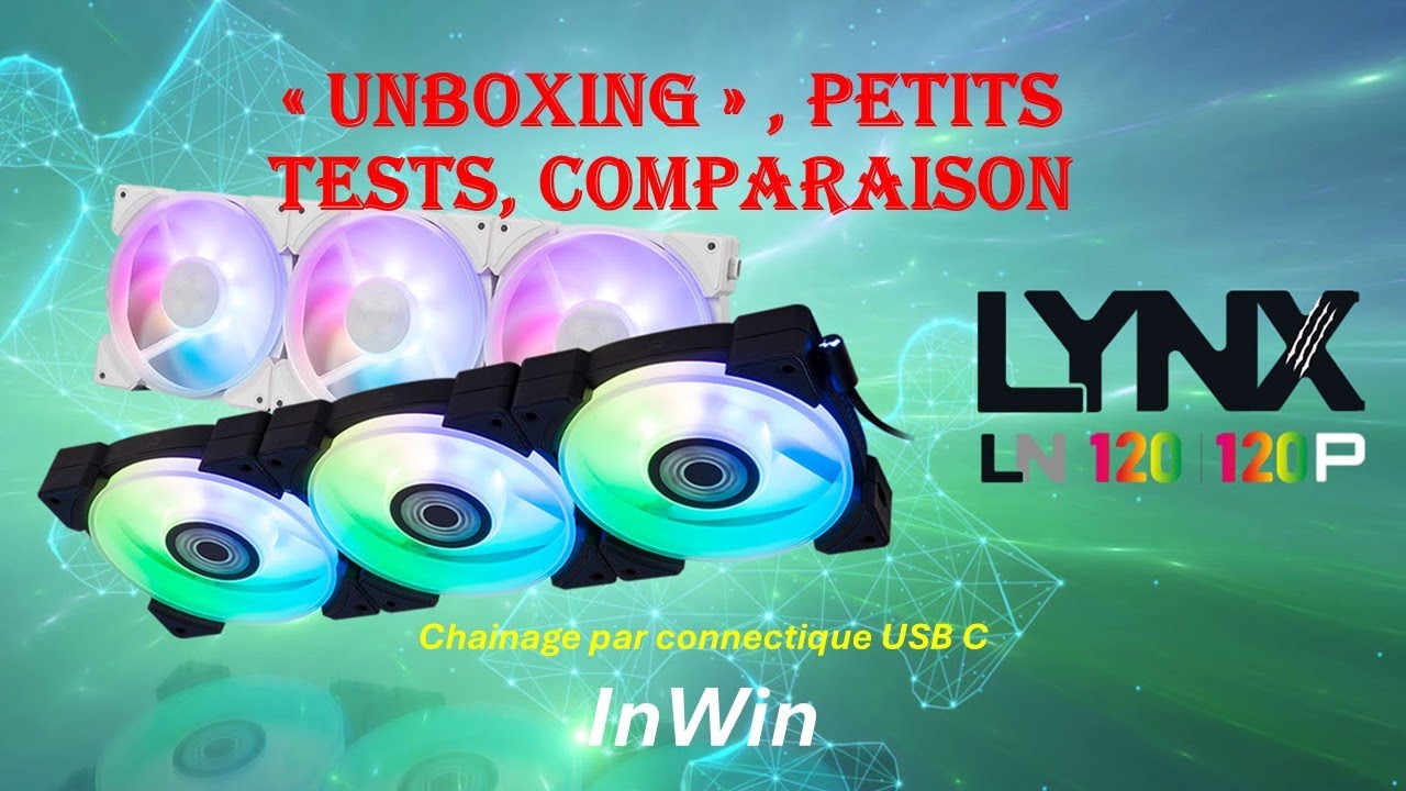 InWin LYNX LN120 , chainage par connectique USB C; 