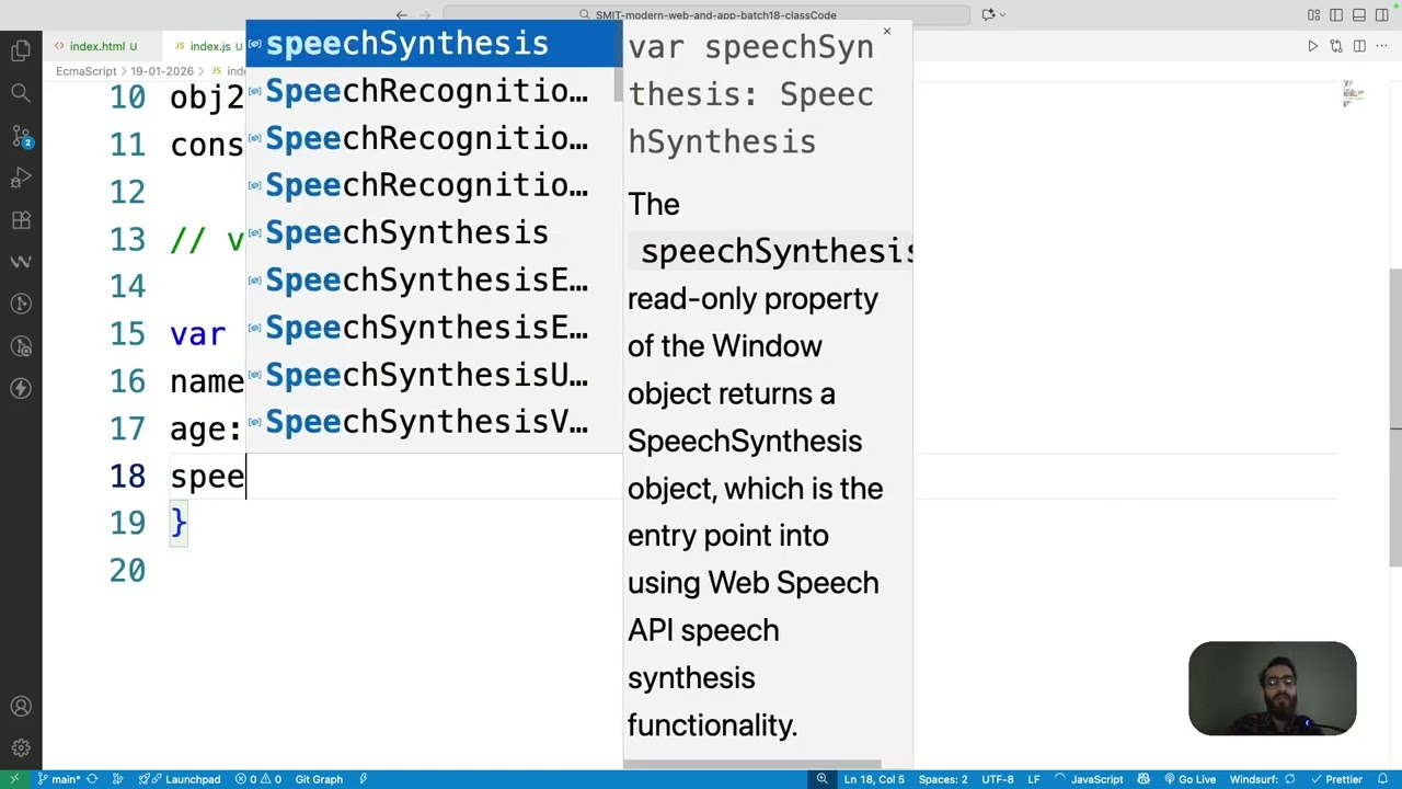 JavaScript | Object Execution context & Constructors | Class 17 | SMIT Modern Web Dev 18