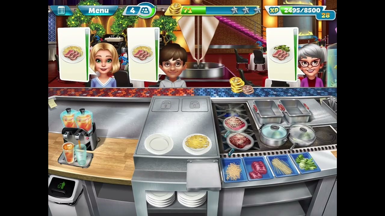 Cooking Fever (Old Version) | Episode #11 - Gourmet Restaurant (Levels 6-10)