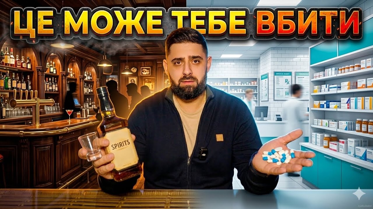 Алкоголь + ліки: чому це гірше, ніж здається