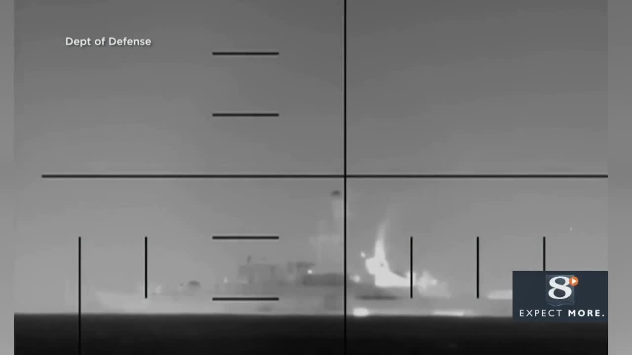 U.S. Attack on Iran: American Submarine Sinks Iranian Warship
