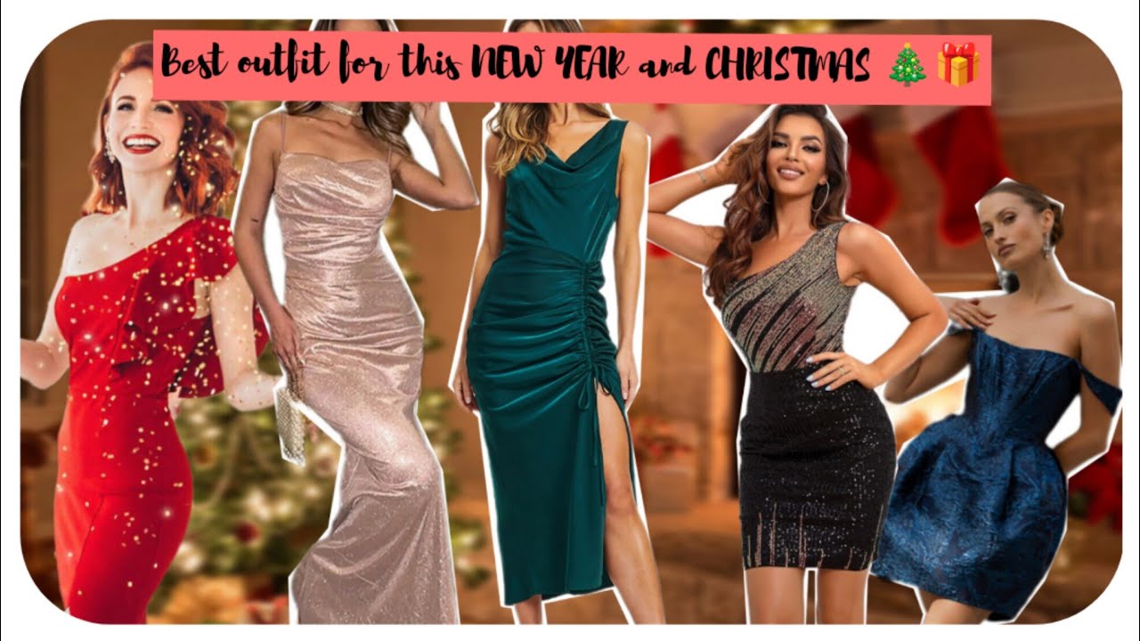 Most gorgeous and attractive dresses for this Christmas and New year's party 😍🥳🎉 #fashionstyling 