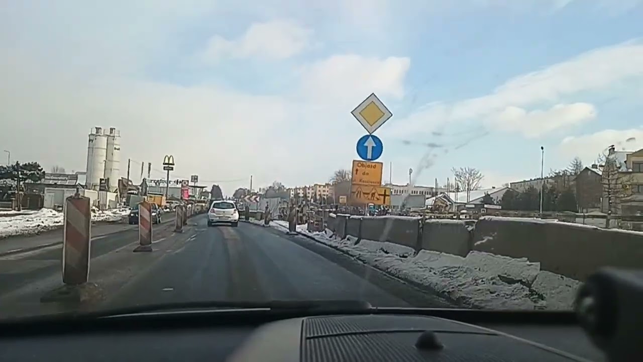 Na DK94 w Olkuszu 