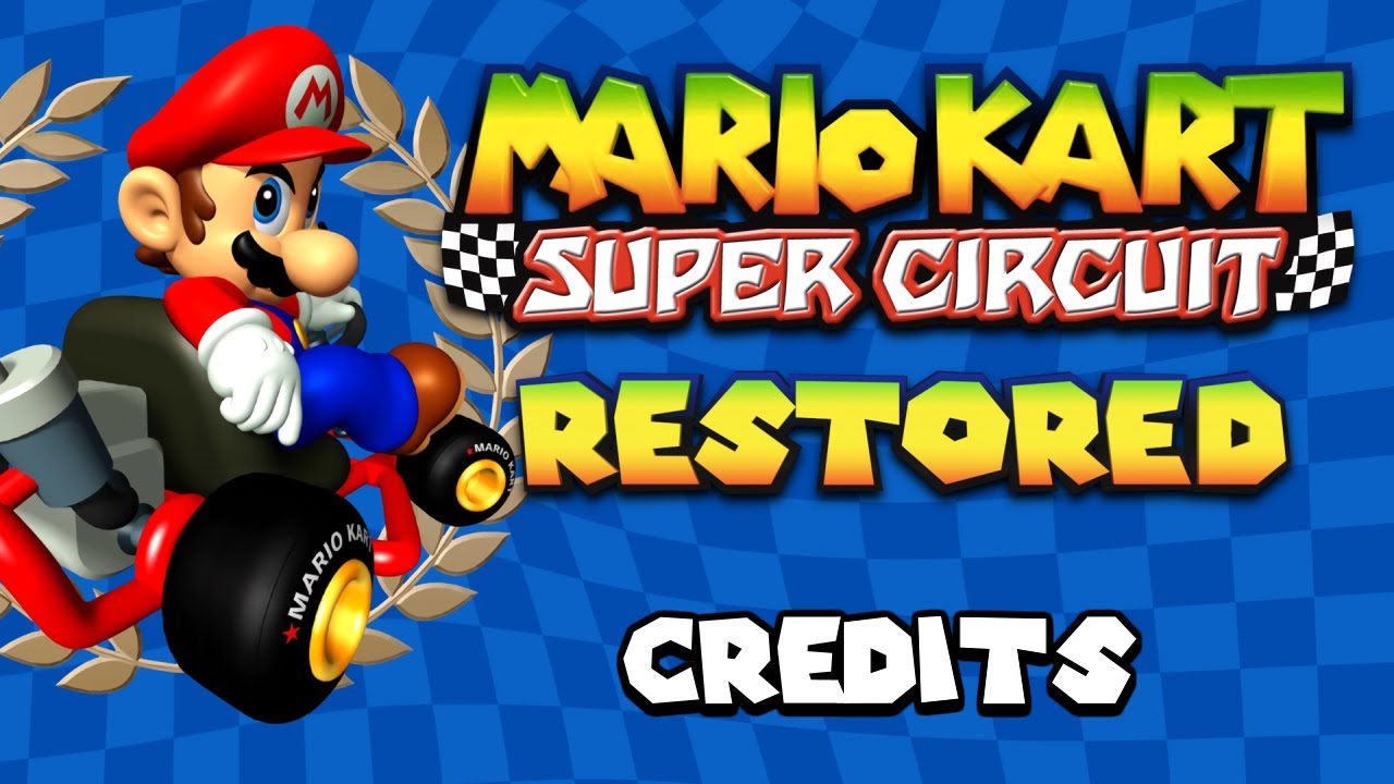 Credits - Mario Kart: Super Circuit (Restored)