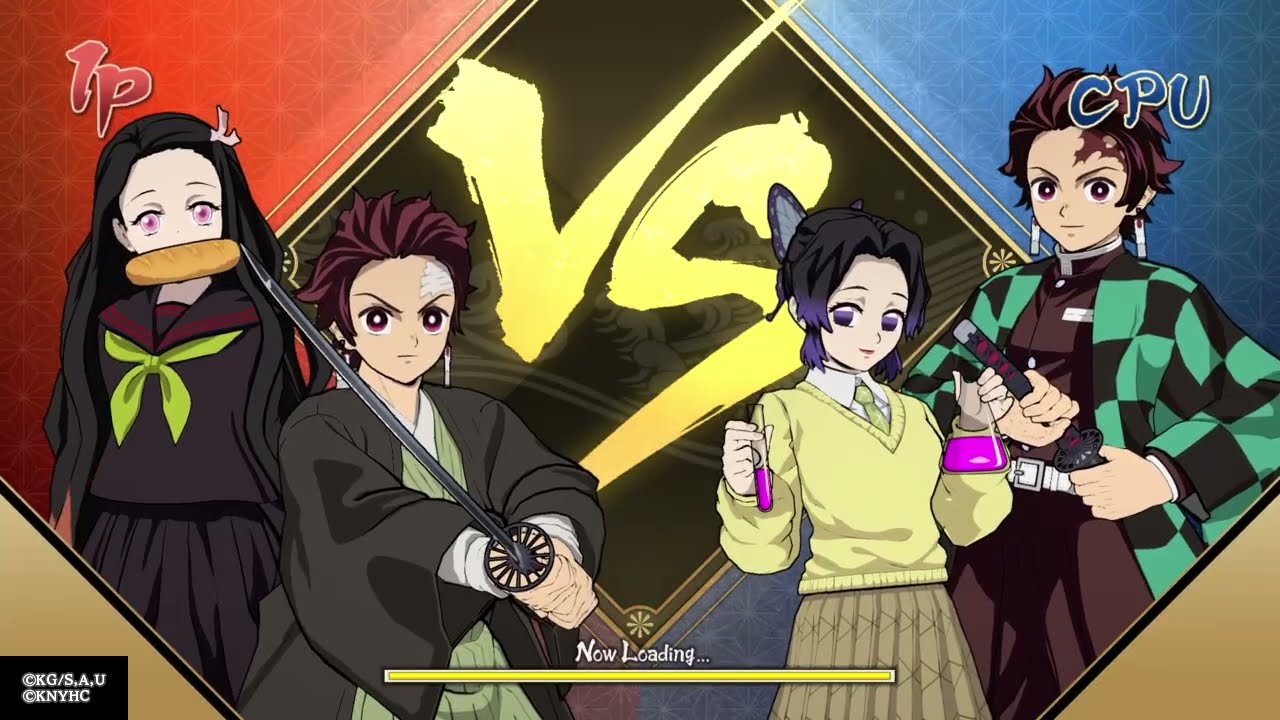 Hinokami tanjiro & Academy nezuko vs academy shinobu & Tanjiro - The hinokami chronicles