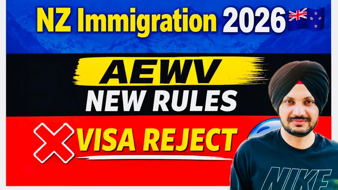 New Zealand Work Visa 2026 🇳🇿 | AEWV Fees, New Rules ਤੇ 5 ਗਲਤੀਆਂ ਜੋ Visa Reject ਕਰਵਾਉਂਦੀਆਂ ਨੇ 😱