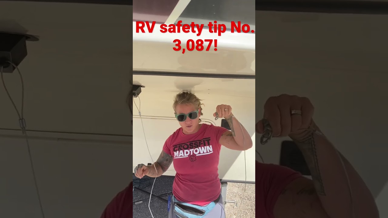 RV Safety Tip No. 3,087 #rvsafetytip #rvbrakeline #rvtowing #rvtowingtip #towingsafety #rvlife