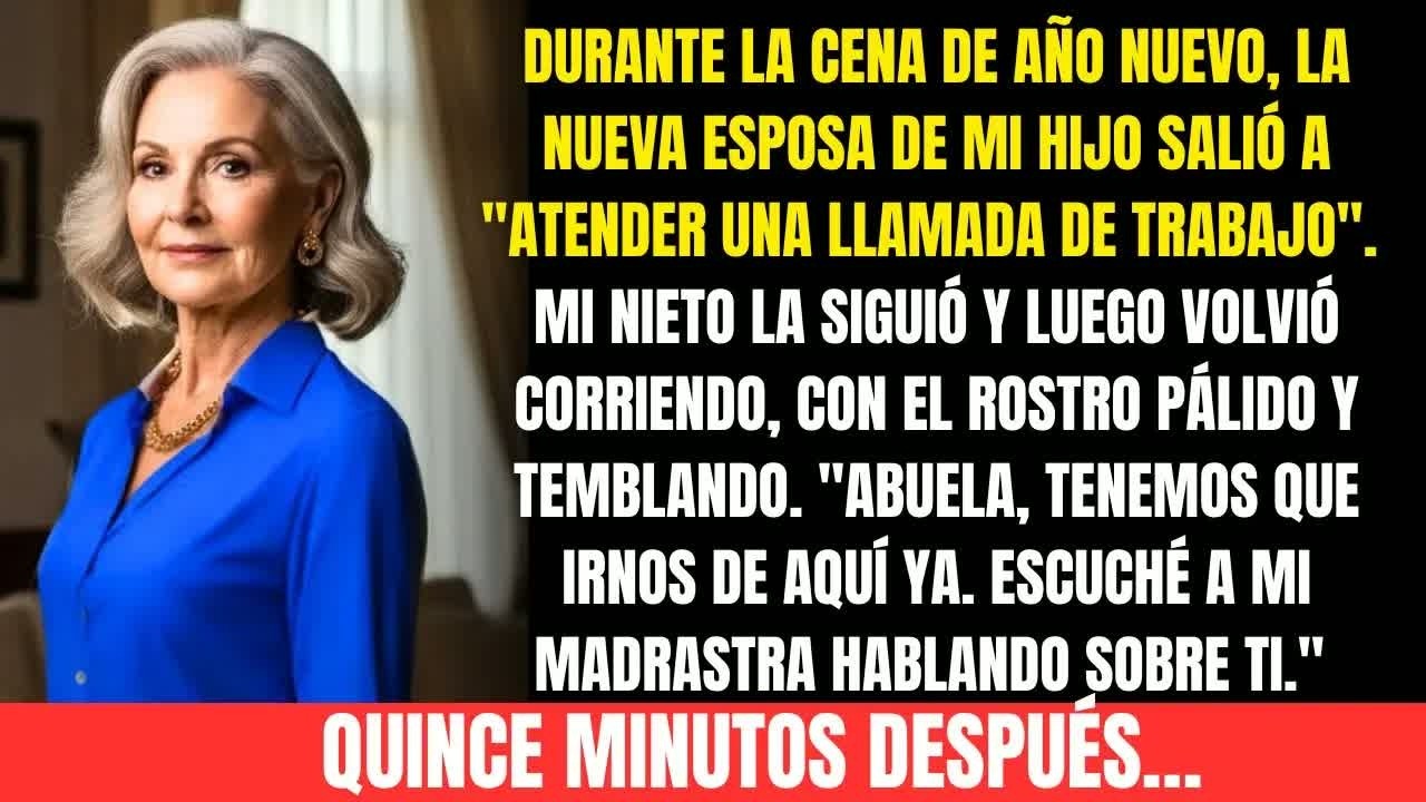 Mi nuera planeaba algo terrible en Año Nuevo  Mi nieto oyó y susurró： “Abuela, vámonos ahora”