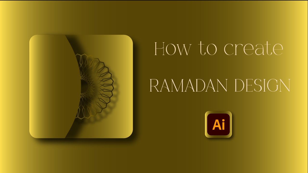 Master Ramadan Design: Adobe Illustrator Tutorial #ramadandesign  #adobeillustratortutorial
