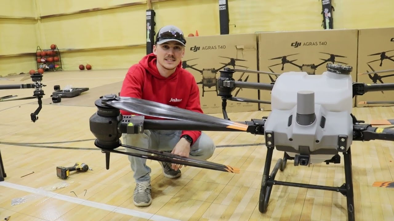 M1, M2, M3, and M4 Arm Replacement on an Agras T40 Drone
