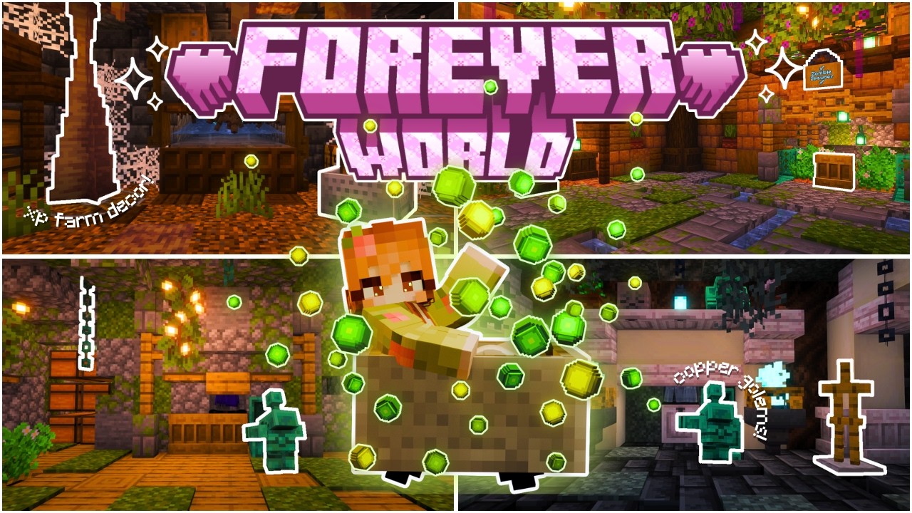 Decorating My XP FARMS in My Forever World