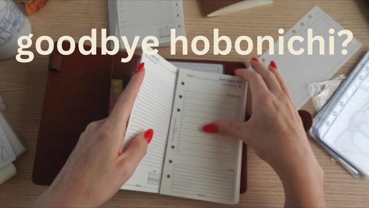 Hobonichi to Personal Rings | set up my new planner