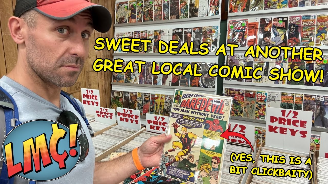 Picking up Some ICONIC Comic Book Covers at a Great Local Comic Show!