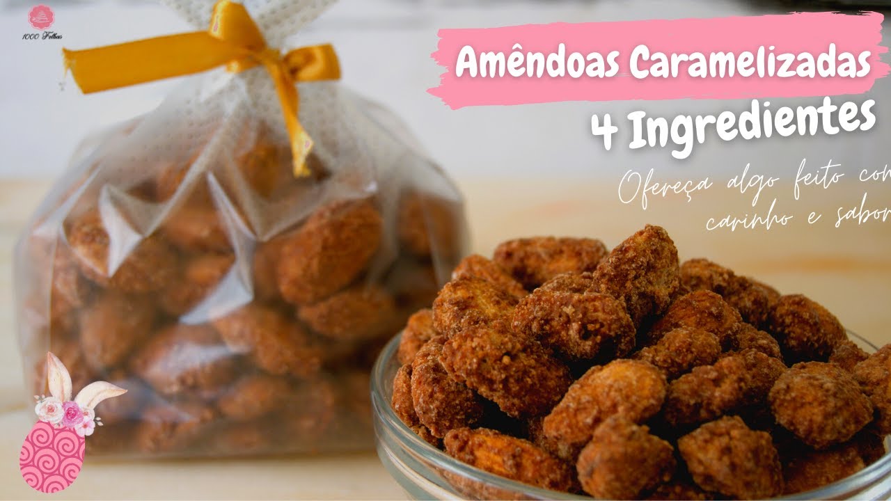 Amêndoas Caramelizadas || Candied Almonds: A Sweet And Crunchy Treat