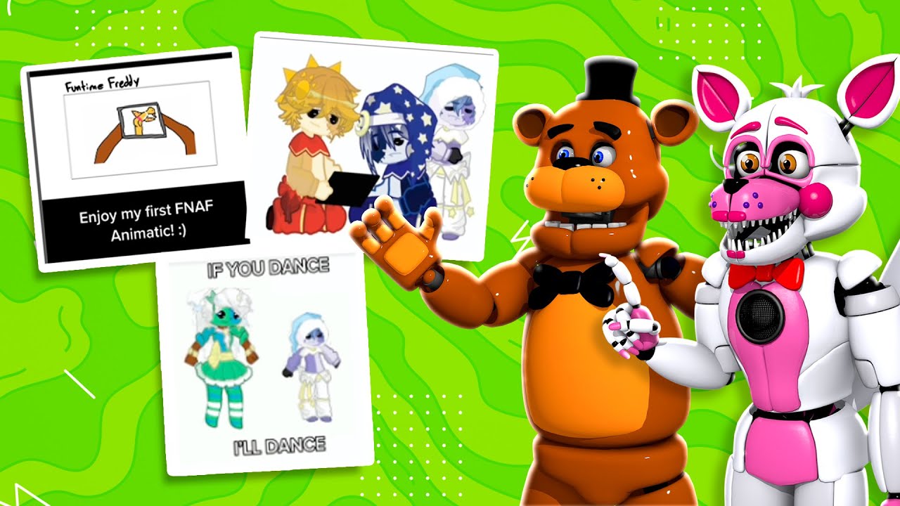 Freddy Fazbear Reacting to The BEST SUN AND MOON TSBS Tiktoks!