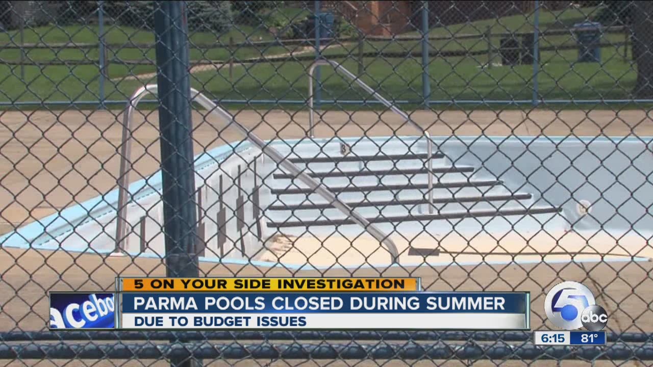 Parma city pools closed