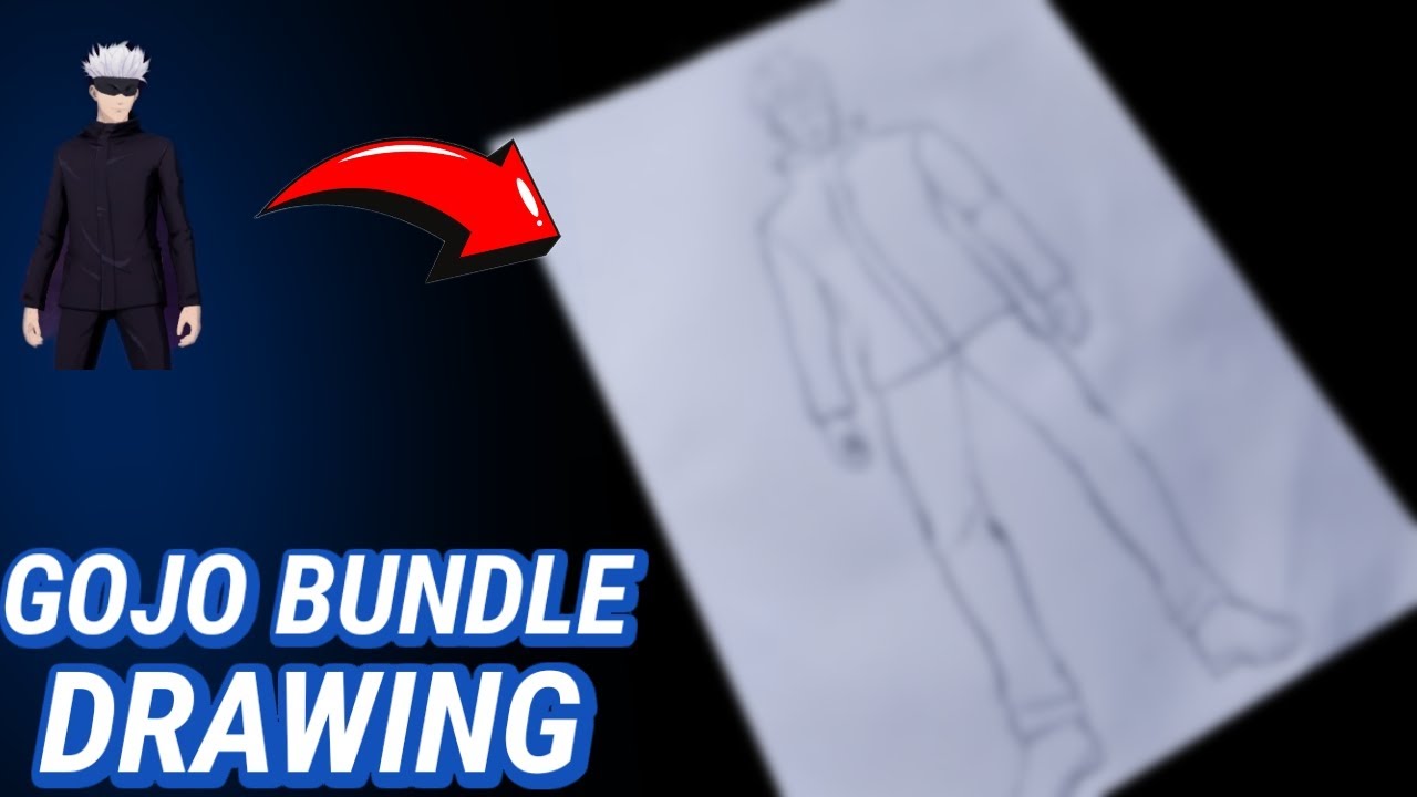 Free Fire Anime Gojo Bundle Drawing 💀 Free Fire Drawing#viralvideo #trending #youtubevideo 