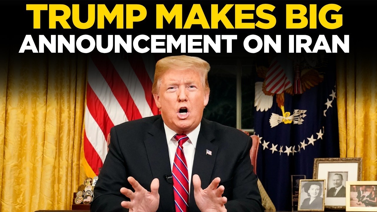 Trump Speech LIVE | Donald Trump Makes Very Big Announcement | Trump On Iran LIVE | US-Iran LIVE