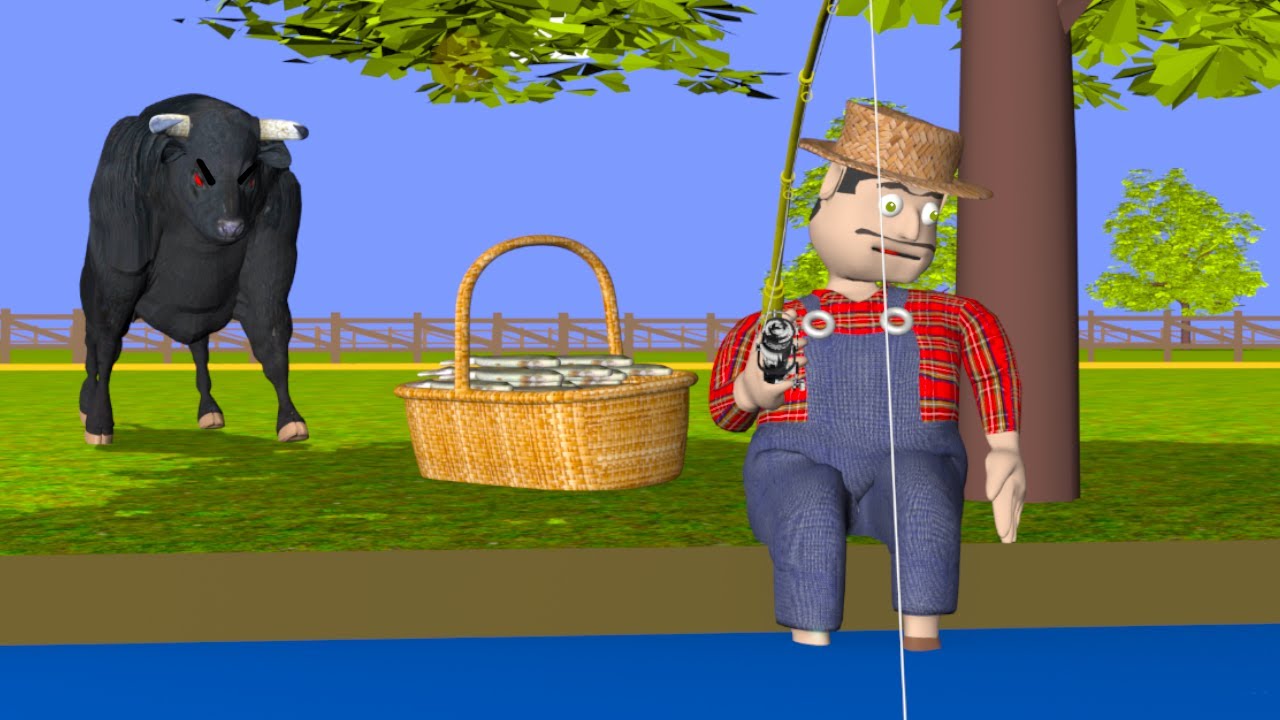 JUCA PA&Ccedil;OCA e o TOURO JORJ&Atilde;O, # MELHORES HIST&Oacute;RIAS, ANIMA&Ccedil;&Atilde;O 3D
