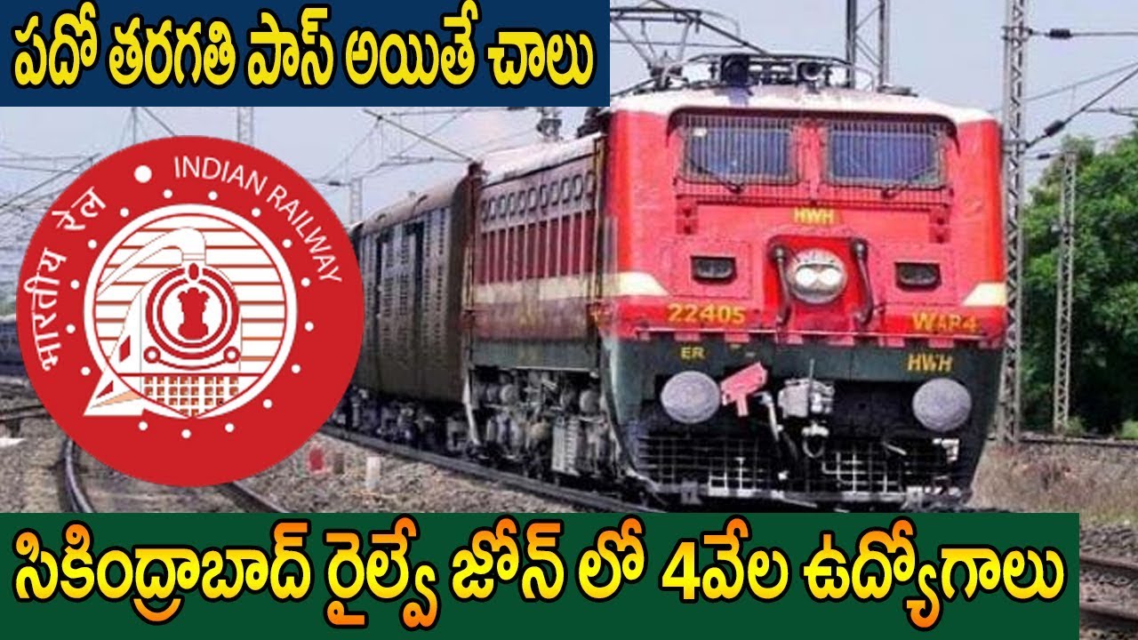Indian Railways Recruitment 2019 Apply Online |10th Pass Govt Jobs 2019 |Railway Jobs