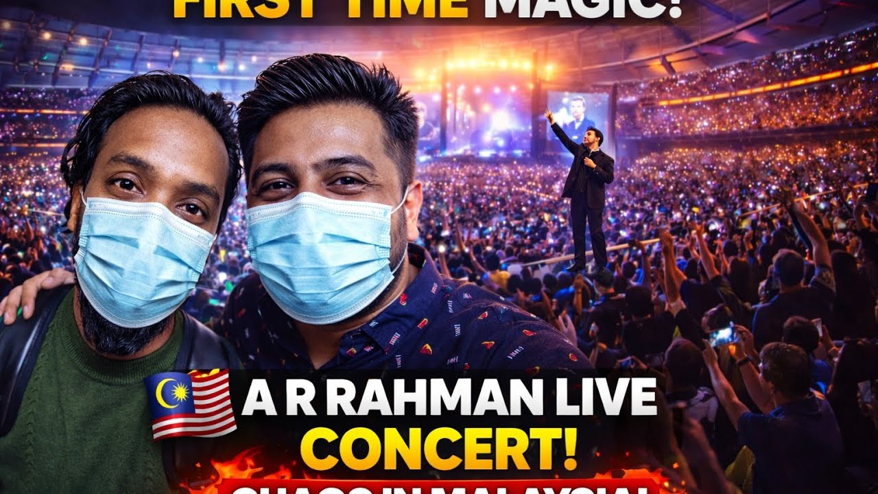 FIRST TIME MAGIC A R Rahman Live in Malaysia | Opens the Chaos| Part 2 Vlog|Finale Soon!| EP#72|TSL|