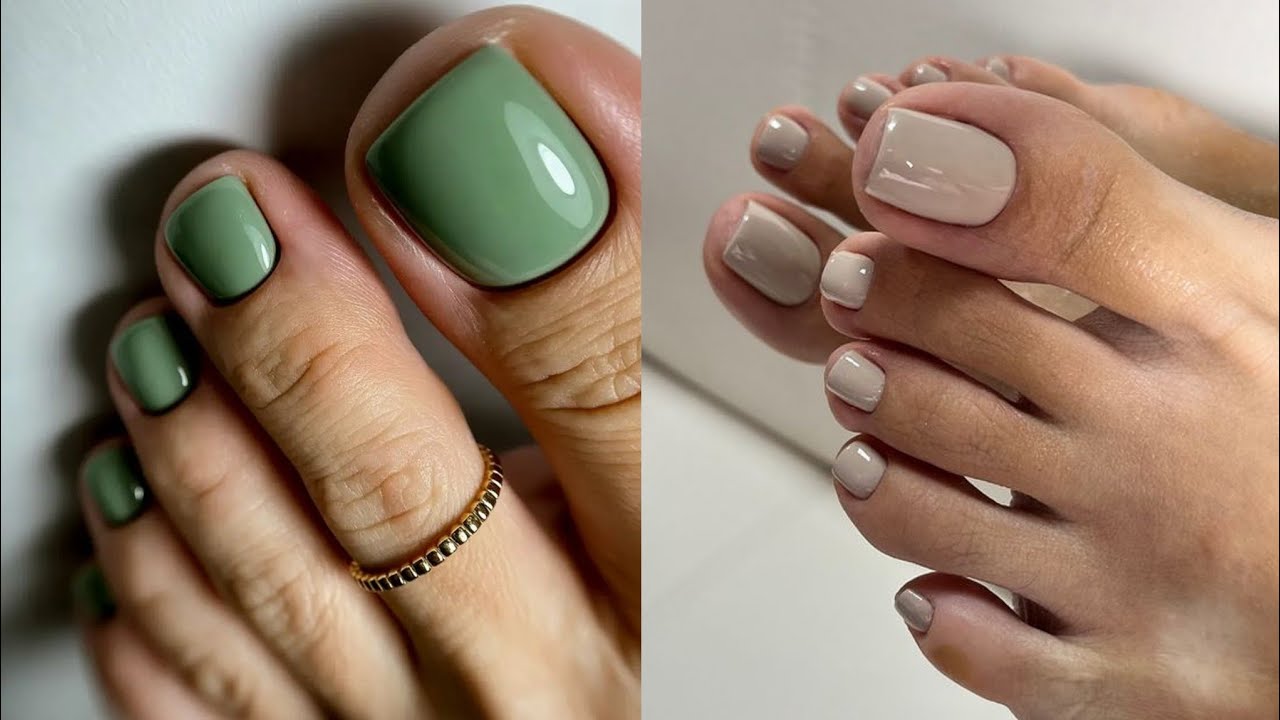 Extremely gorgeous and pretty toe nails art design ideas// latest pedicure nails for women 2025