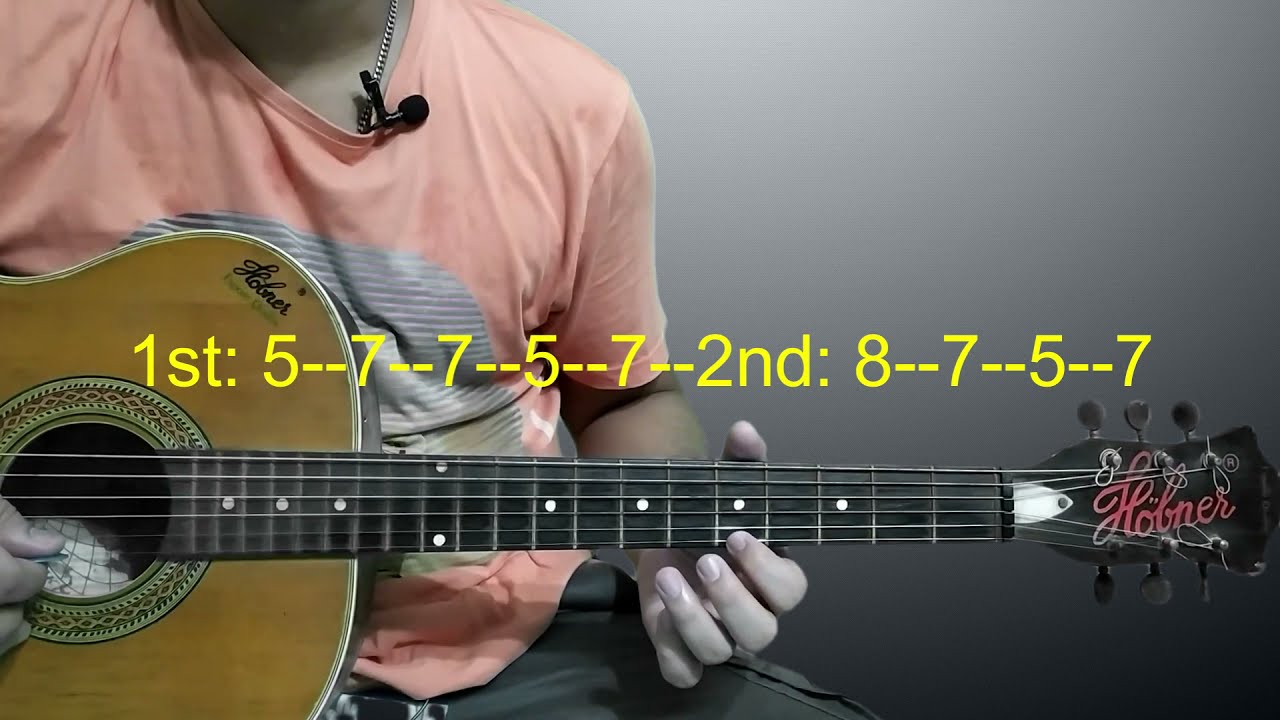 Amaro Parano Jaha Chay Two String Tabs Lead Lesson Cover On Guitar | Rabindra Sangeet