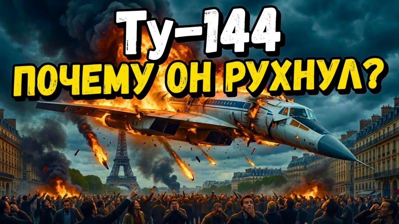 ТУ-144: КТО ПОГУБИЛ СОВЕТСКУЮ ГОРДОСТЬ В ПАРИЖЕ?