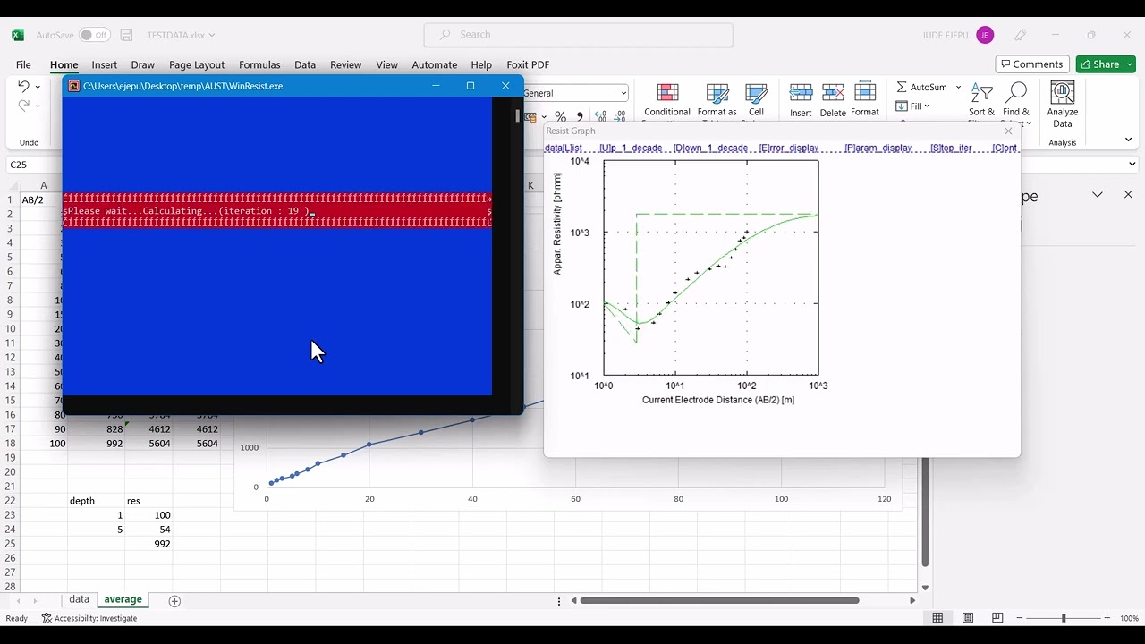 Как улучшить среднеквадратичные ошибки инверсии сопротивления с помощью WINRESIST и IPI2WIN