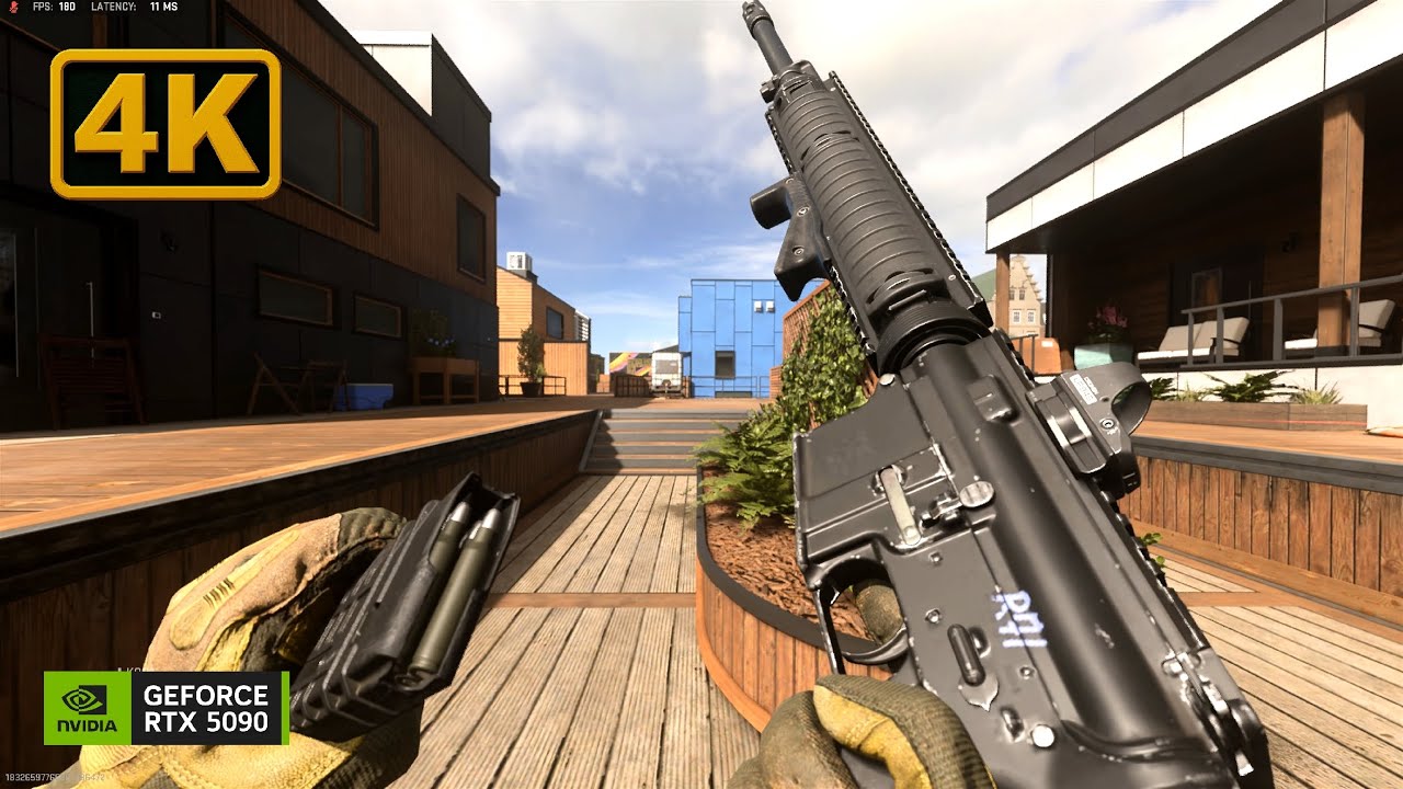 Видео игрового процесса Call of Duty Modern Warfare 2 в многопользовательском режиме в разрешении...