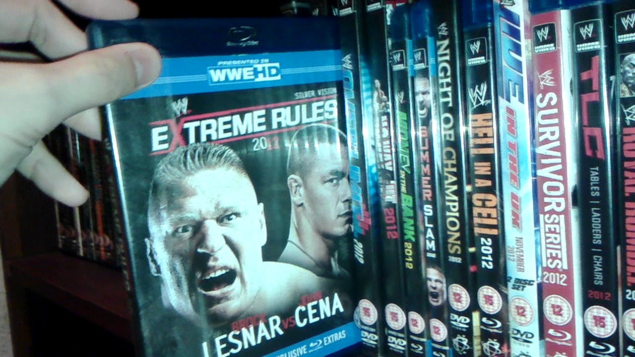 My WWE DVD/BLU Collection part 1