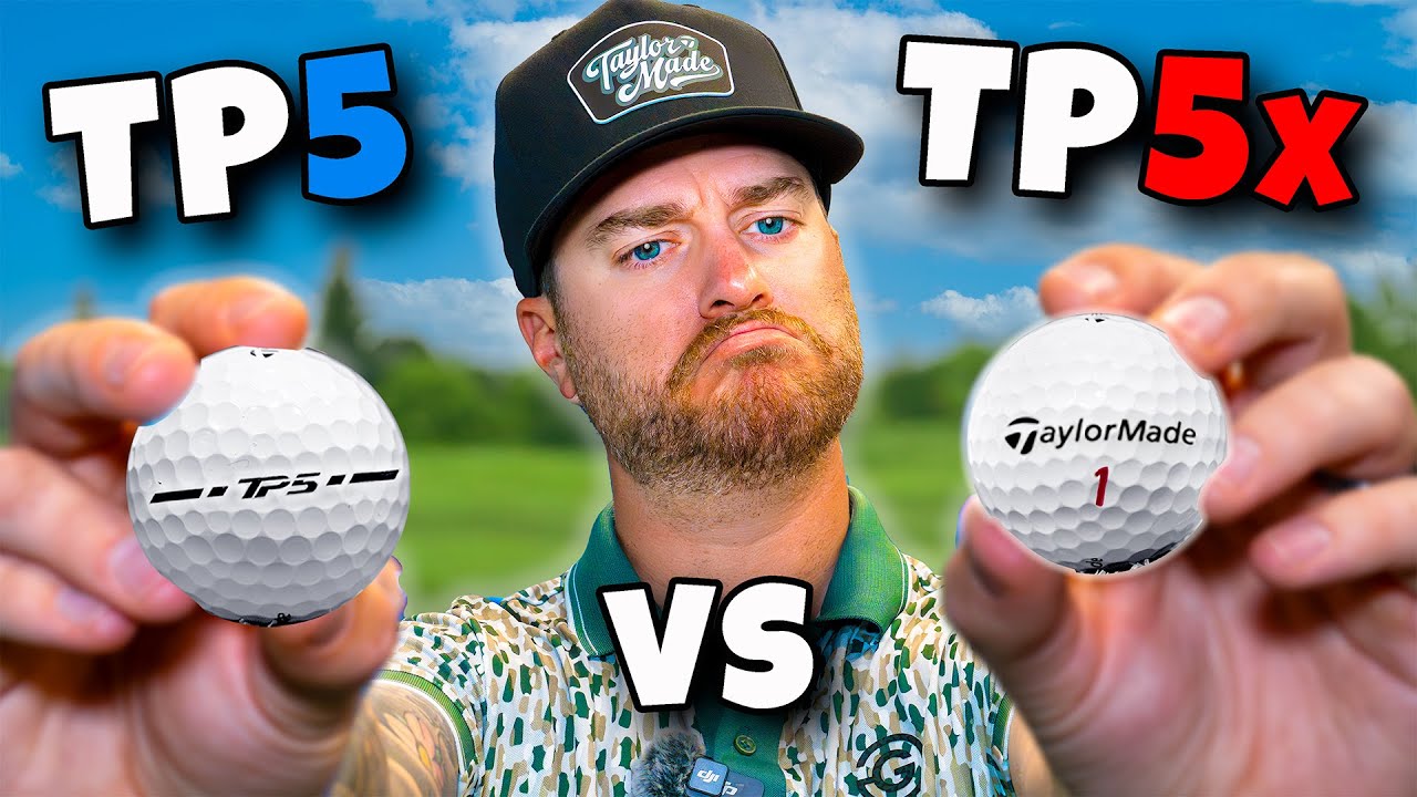 Сравнительный тест Taylormade TP5 и TP5x