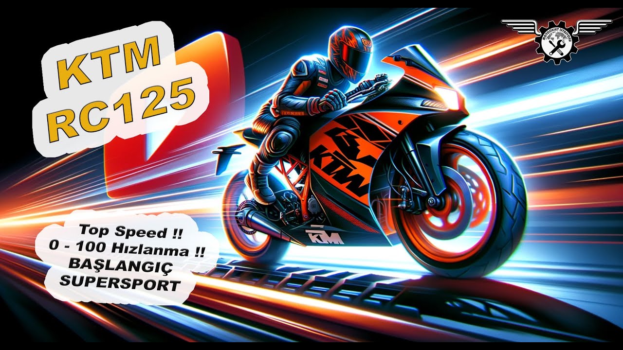 KTM RC125 İncelemesi | Top Speed ve Dahası !!  #ktmrc125