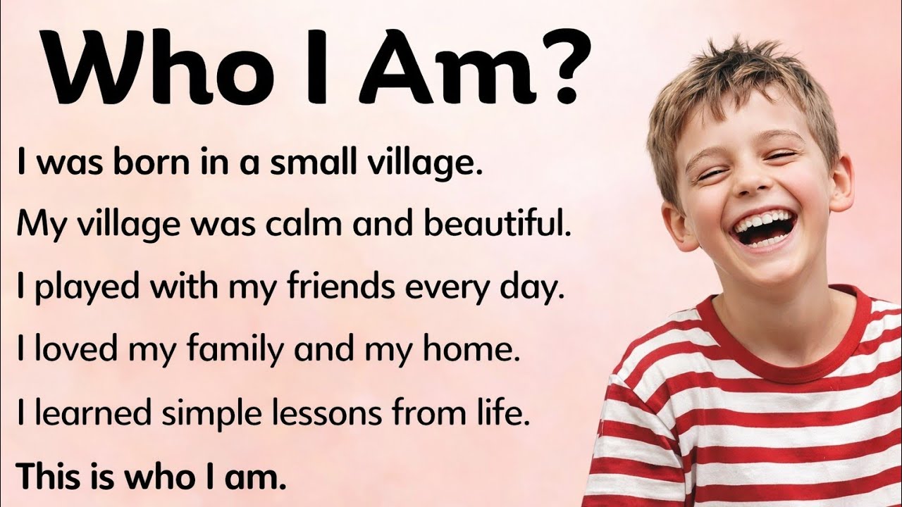 Learn English through story 📖 Level 1 - Who am I | short story in English #learningenglish 