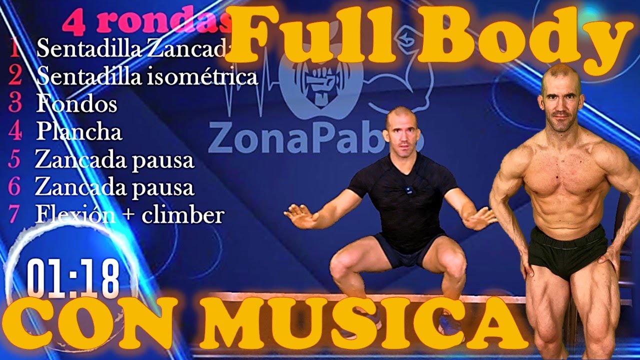 Rutina 🔥 Full Body 🔥 completa Con MUSICA Tiempo real