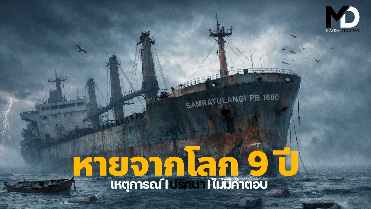 ปริศนาเรือ“ซัมราตูลังงี พีบี 1600” ที่หายไปจากโลก 9 ปี