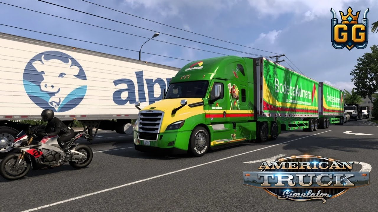 American Truck Simulator - Freightliner Cascadia | 69 Toneladas De Refrescos De Mamá Lucha