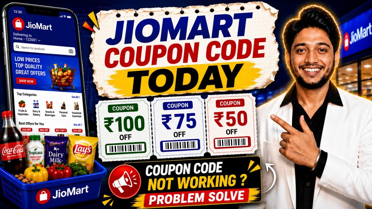 🎉 Jiomart Coupon Code Today | Jiomart Offer Today | Jiomart App New Update Coupon May New Coupon