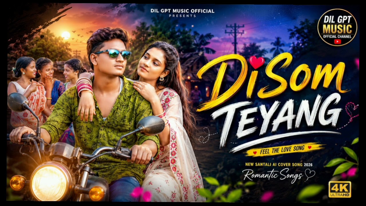 DiSom Teyang ❤️ | New Santali AI Cover Song 2026 | Romantic Love Song | DIL GPT MUSIC|#romanticsong 